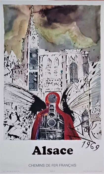 Salvador Dali - Alsace - 1969