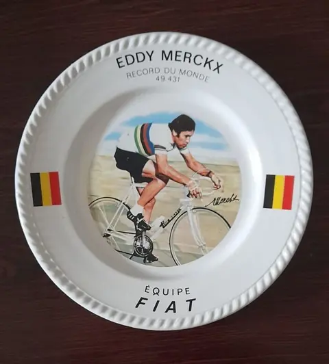 Eddy Merckx - Wielrennen - 1977 - Gedenkplaat