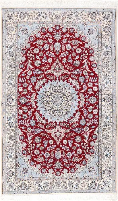 Nain 6 La - zeer fijn tapijt met zijde - 173 cm - 110 cm