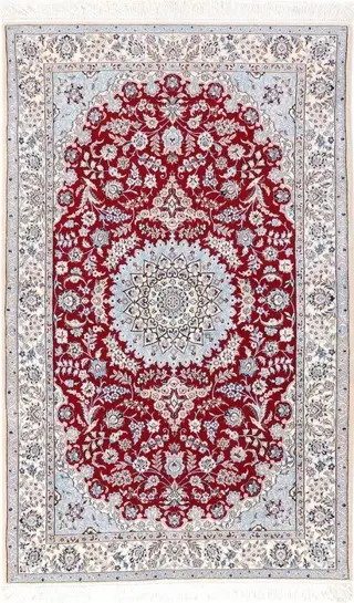 Nain 6 La - zeer fijn tapijt met zijde - 173 cm - 110 cm