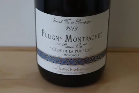 2019 Puligny Montrachet 1° Cru "Clos de la Pucelle" - Jean