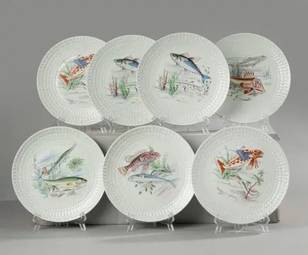 Bernardaud &amp; Co. Limoges - Visservies (7) - Porselein
