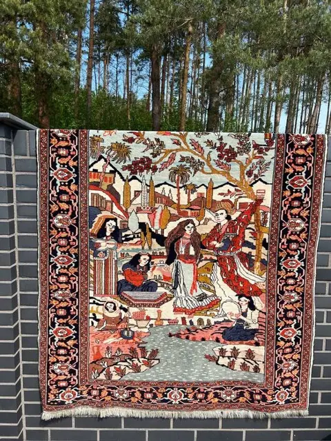 Figural - Tapijt - 170 cm - 140 cm