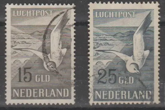 Nederland 1951 - Luchtpost Zeemeeuwen - NVPH LP12/LP13