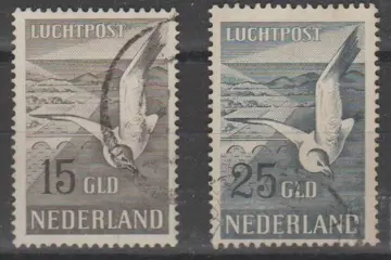 Nederland 1951 - Luchtpost Zeemeeuwen - NVPH LP12/LP13