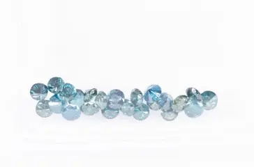 24 pcs Diamanten - 5.07 ct - Fancy Deep Blue to Bluish