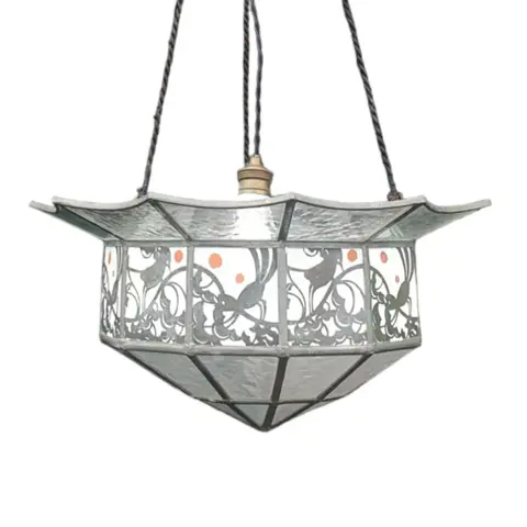 Gebrandschilderde Hang Lamp