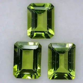 3 pcsOlivijn - 4.80 ct