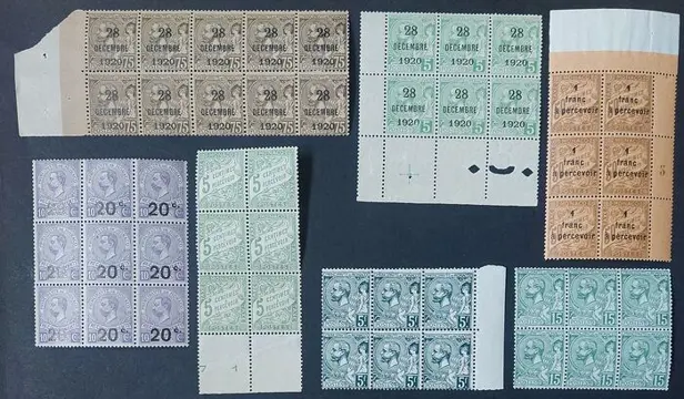 Monaco - Selection of 9 blocks