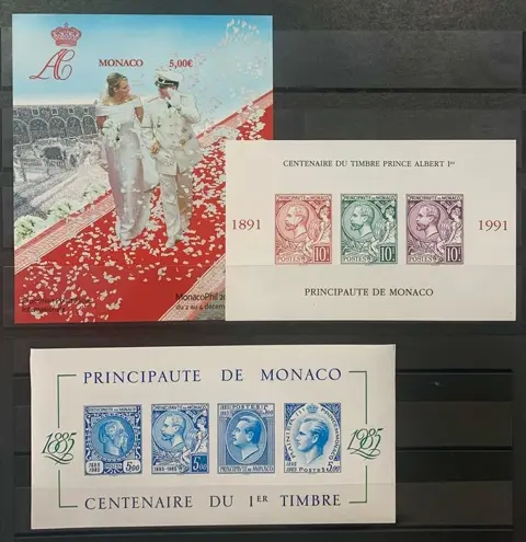 Monaco 1985/2011 - 3 imperforate blocks. Quote: €830. - 33a, 53a, 101