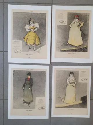 H.G. Ibels. - H.G. Ibels. 4 afbeeldingen uit L'Assiette Au