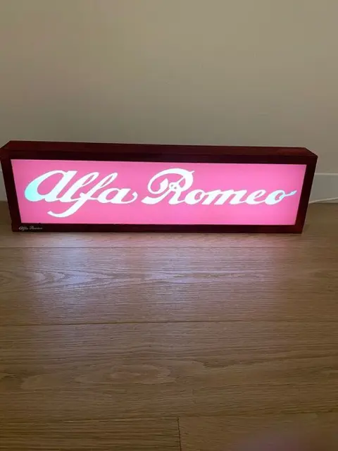Bord - Insegna retroilluminata led - Alfa Romeo