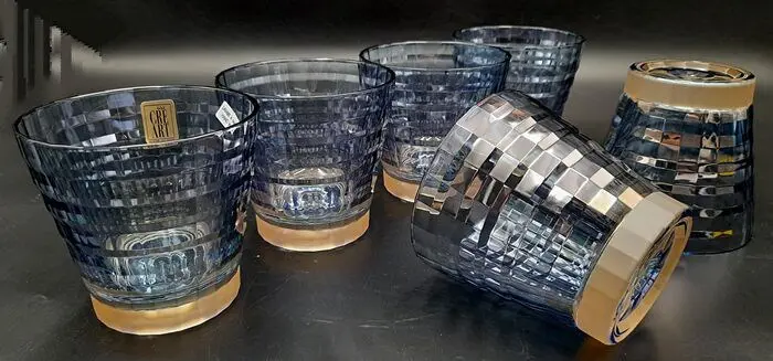 Cre Art Srl - Glazen voor sap, water en longdrinks (6) -