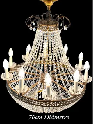 Indrukwekkende antieke lamp - klassieke stijl