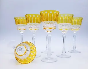 Fabergé - Maison Tatiana amberkleurige rode wijnglazen (7)