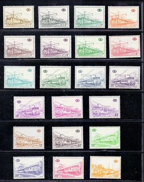 België 1968 - Electrische - en diesel - locomotieven - OBP TR 378/98