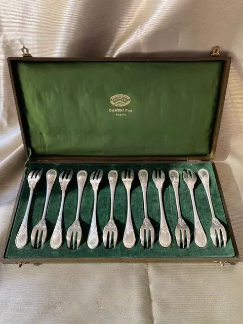 Christofle - Vorken, taart vorken (12) - Louis XVI -