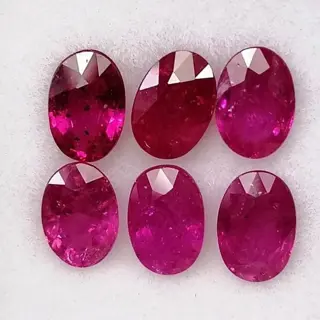 6 pcsRobijn - 4.04 ct