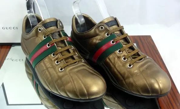Gucci - exclusive gold - Sneakers, Veterschoenen - Maat: