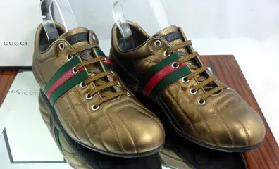 Gucci - exclusive gold - Sneakers, Veterschoenen - Maat: