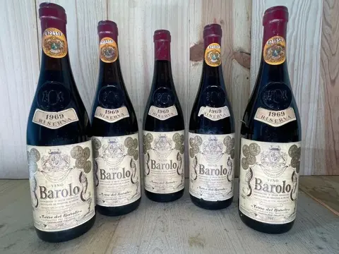 1969 Terre di Barolo - Barolo Riserva - 5 Flessen (0.72L)