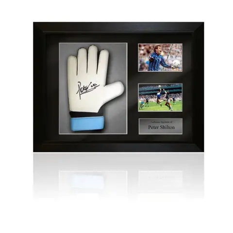 England - Peter Shilton - Handtekening, Keepershandschoenen