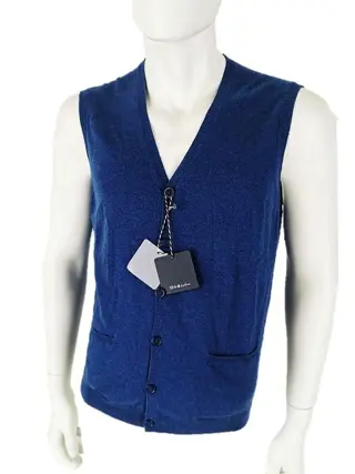 Stile Latino - NEW, 100% Cashmere Gilet