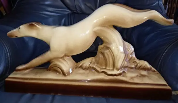 Schitterende lopende windhond