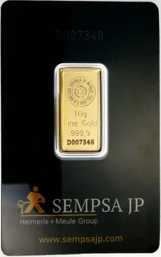 10 gram - Goud .999 - Verzegeld en met certificaat