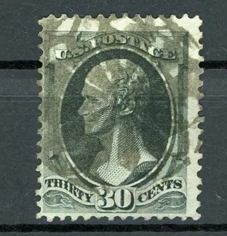 Verenigde Staten van Amerika 1870/1882 - 1st choice, 30 cts black, quote: €250 - Yvert n°48