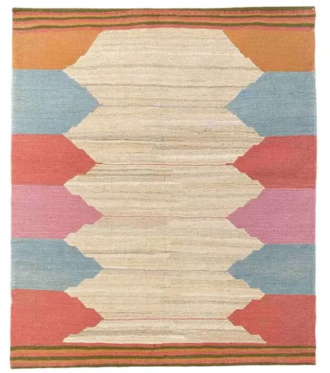 Designer Kelim - verzamelaars stuk - 140 cm - 119 cm