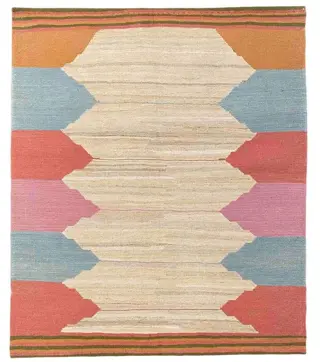 Designer Kelim - verzamelaars stuk - 140 cm - 119 cm