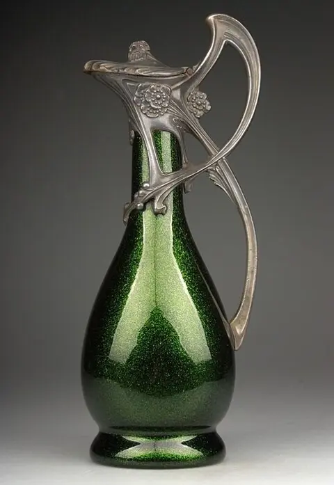 Grote Art Nouveau karaf - Legras &amp; Cie