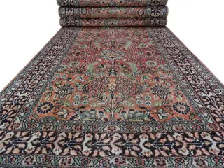 Zijden Kaschmir - Gereinigde loper - 283 cm - 77 cm