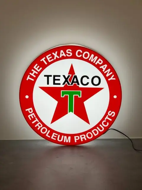 Embleem/mascotte/kenteken - Enseigne lumineuse - Texaco