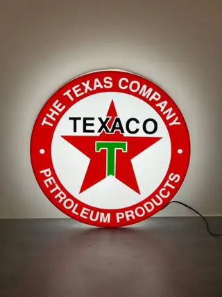 Embleem/mascotte/kenteken - Enseigne lumineuse - Texaco