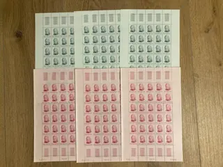 Monaco 1991 - Standard use series - very high facial value - mint** - in sheets - Yvert n°1778 et 1809 x 90 exemplaires
