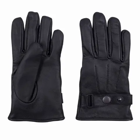 Korte leren handschoenen