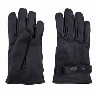 Korte leren handschoenen