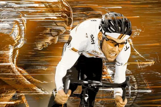 Wielrennen - Mark Cavendish - 2023 - Kunstwerk