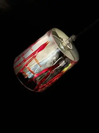 Flaver - Hanglamp - Maya Sospensione Specchio filo Rosso