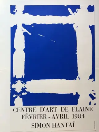 HANTAÏ Simon (1922-2008) - Tabula Bleue - Sérigraphie
