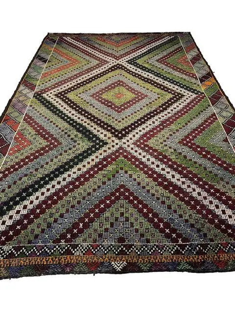 Anatolian - Handwoven - Kelim - 330 cm - 210 cm