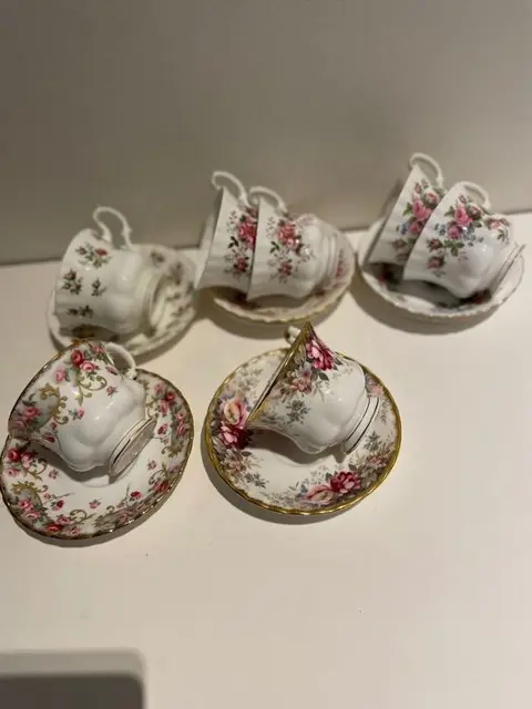 Kop &amp; schotel sets (7) - Porselein