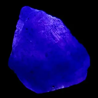 Zeldzaam diepblauw tanzanietkristal, Onbehandeld 48,75 ct -
