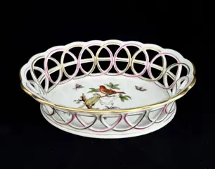 Herend - Rothschild exclusieve baanbrekende schelpmand -