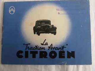 Brochures/catalogi - 16 page Citroën TRACTION AVANT catalog