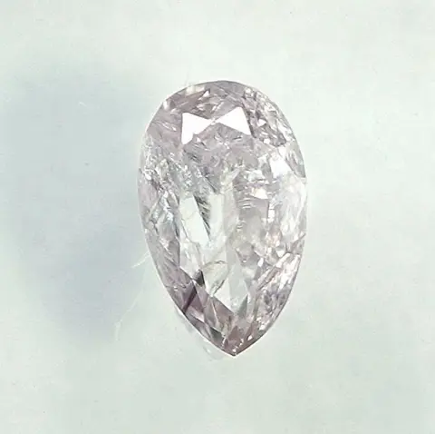 Diamant - 0.13 ct - Peer - Natural Fancy Light Pink - I3 -