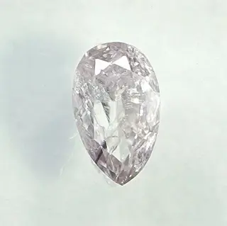 Diamant - 0.13 ct - Peer - Natural Fancy Light Pink - I3 -