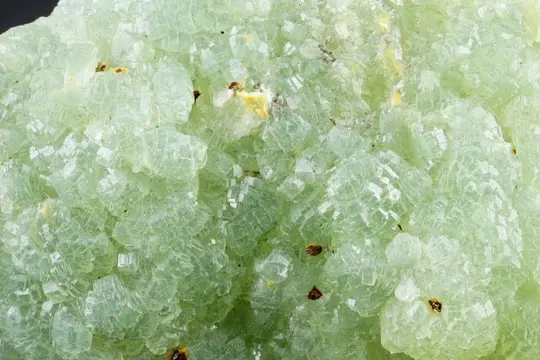 TOP PREHNITE - NIEUWE VINDING - dubbelzijdig groen grystal